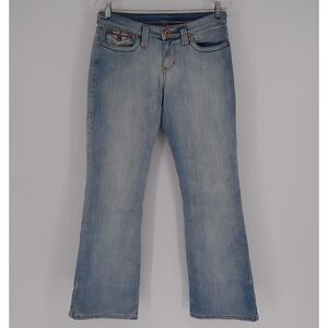 Vintage Bongo‎ Women Jeans Size 9 Light Wash Bootcut Medium Rise Casual Denim